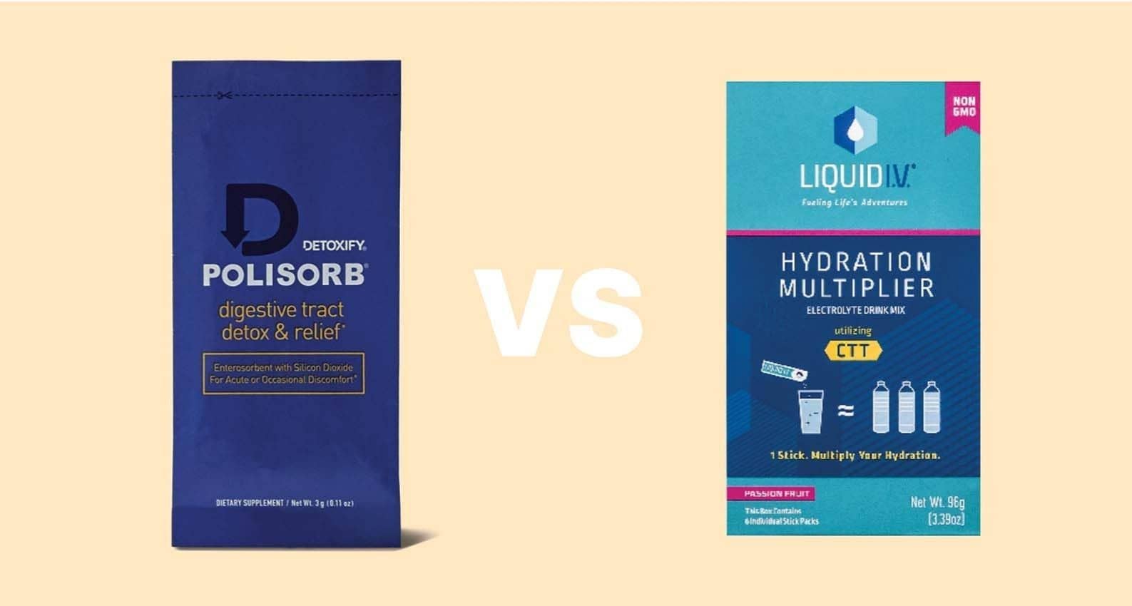 Polisorb vs Liquid IV for Hangover Relief: Which Should I Choose?